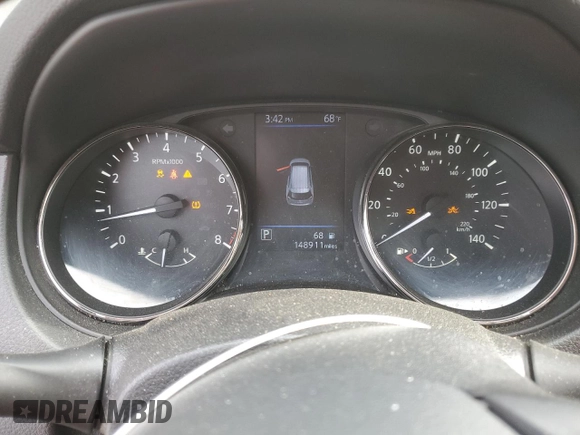 2019 Nissan Rogue SV with VIN JN8AT2MV1KW392634, listed as a Copart auction lot 49482255 with 148,911 mi miles and Salvage Title. Bid and sale history available at carsss.com. Image 9.