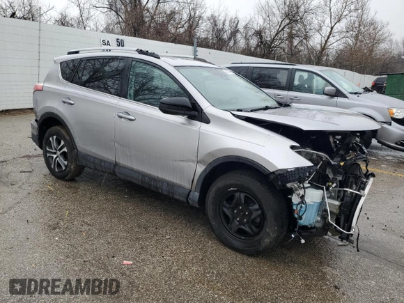 2017 Toyota RAV4 LE with VIN 2T3ZFREV8HW334301, listed as a Copart auction lot 43437355 with 95,092 mi miles and Salvage Title. Bid and sale history available at DreamBid. Image 4.