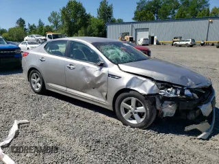 2015 Kia Optima LX with VIN KNAGM4A75F5537767, listed as a Copart auction lot 61660814 with Not Provided miles and Salvage Title. Bid and sale history available at DreamBid. Image 4.