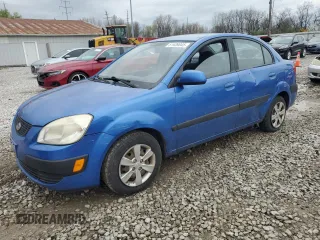 2009 Kia Rio SX with VIN KNADE223896516152, listed as a Copart auction lot 51939045 with 187,098 mi miles and Salvage Title. Bid and sale history available at carsss.com. Image 1.