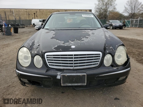 2005 Mercedes-Benz E 320 with VIN WDBUF82J05X178413, listed as a Copart auction lot 51226505 with 82,895 mi miles and Salvage Title. Bid and sale history available at DreamBid. Image 5.