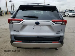 2024 Toyota RAV4 Hybrid XSE with VIN JTME6RFV1RD563804, listed as a Copart auction lot 55598135 with 4,079 mi miles and Salvage Title. Bid and sale history available at DreamBid. Image 6.