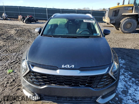 2025 Kia Sportage EX with VIN 5XYK3CDF9SG237941, listed as a Copart auction lot 45495735 with 1,549 mi miles and Salvage Title. Bid and sale history available at carsss.com. Image 5.