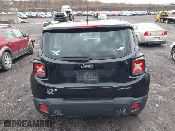 2015 Jeep Renegade Sport with VIN ZACCJBAT6FPB48168, listed as a IAAI auction lot 42029892 with 167,627 mi miles and . Bid and sale history available at DreamBid. Image 16.