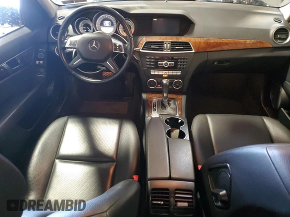 2012 Mercedes-Benz C 300 Sport with VIN WDDGF8BB1CA647084, listed as a Copart auction lot 53452325 with 95,059 mi miles and Salvage Title. Bid and sale history available at DreamBid. Image 8.