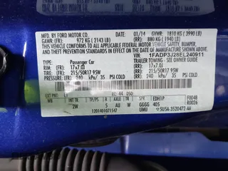 2014 Ford Focus Titanium with VIN 1FADP3J28EL240911, listed as a IAAI auction lot 42082812 with 144,625 mi miles. Bid and sale history available at carsss.com. Image 9.