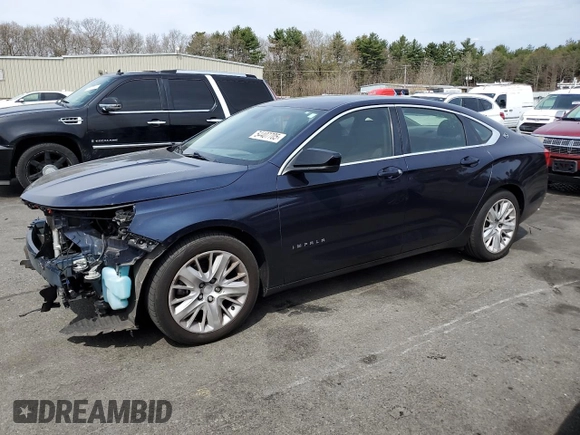 2015 Chevrolet Impala LS with VIN 2G11X5SL9F9151642, listed as a Copart auction lot 54407705 with 213,109 mi miles and Salvage Title. Bid and sale history available at DreamBid. Image 1.