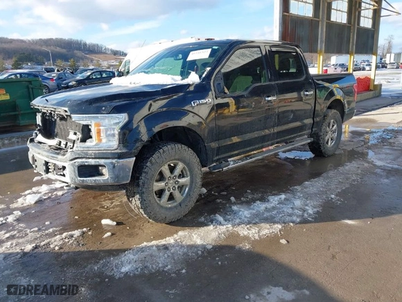 2018 Ford F-150 XL with VIN 1FTEW1E5XJFC12563, listed as a IAAI auction lot 41541523 with 132,642 mi miles. Bid and sale history available at carsss.com. Image 2.