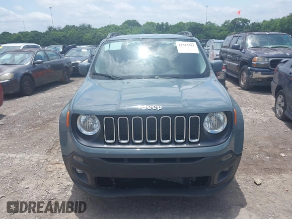 2017 Jeep Renegade Latitude with VIN ZACCJABB4HPF76064, listed as a IAAI auction lot 42525583 with 115,970 mi miles and . Bid and sale history available at DreamBid. Image 12.
