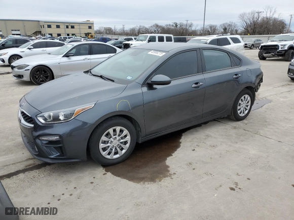 2021 Kia Forte LXS with VIN 3KPF24AD0ME320137, listed as a Copart auction lot 45995215 with 48,476 mi miles and Salvage Title. Bid and sale history available at carsss.com. Image 1.