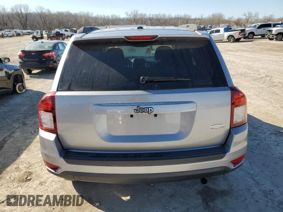 2016 Jeep Compass Latitude with VIN 1C4NJCEA1GD619831, listed as a Copart auction lot 48524665 with 139,238 mi miles and Clean Title. Bid and sale history available at carsss.com. Image 6.