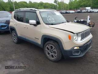2015 Jeep Renegade Limited z VIN ZACCJBDT0FPB54608, wystawiony jako IAAI lot #42224401 z przebiegiem 83 511 mil mil oraz . Historia ofert i sprzedaży dostępna na DreamBid. Obrazek 1.