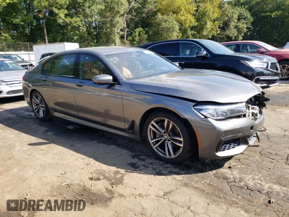 2018 BMW 7 Series 740e xDrive iPerformance with VIN WBA7J2C57JG938310, listed as a Copart auction lot 70021593 with 45,426 mi miles. Bid and sale history available at carsss.com. Image 4.