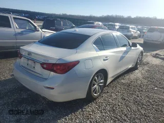 2014 Infiniti Q50 z VIN JN1BV7AP7EM683266, wystawiony jako Copart lot #87167454 z przebiegiem 120 125 mil mil oraz Szkoda całkowita • Salvage title. Historia ofert i sprzedaży dostępna na DreamBid. Obrazek 3.