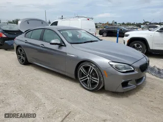 2019 BMW 6 Series 640i with VIN WBA6D0C50KG853107, listed as a Copart auction lot 61821333 with 37,188 mi miles. Bid and sale history available at carsss.com. Image 4.
