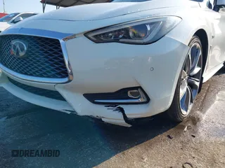 2017 Infiniti Q60 Red Sport 400 with VIN JN1FV7EL6HM701933, listed as a IAAI auction lot 41485664 with 72,496 mi miles and . Bid and sale history available at carsss.com. Image 18.