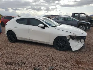 2020 Mazda 3 Premium Package with VIN JM1BPANM5L1174408, listed as a Copart auction lot 51709595 with 48,348 mi miles and Salvage Title. Bid and sale history available at carsss.com. Image 4.