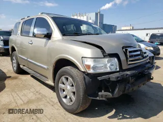 2004 Infiniti QX56 with VIN 5N3AA08C94N812120, listed as a Copart auction lot 47430944 with 193,433 mi miles and Salvage Title. Bid and sale history available at carsss.com. Image 4.