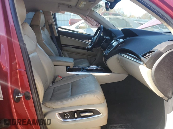 2020 Acura MDX with VIN 5J8YD3H32LL006975, listed as a Copart auction lot 81951724 with 44,345 mi miles and Salvage title. Bid and sale history available at DreamBid. Image 7.
