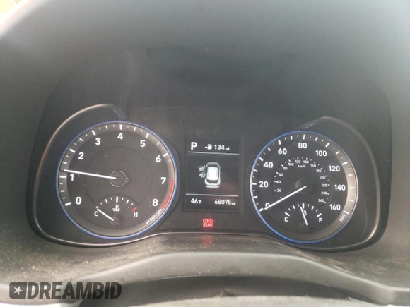 2018 Hyundai Kona SE with VIN KM8K1CAA1JU095785, listed as a Copart auction lot 70176452 with 68,075 mi miles. Bid and sale history available at carsss.com. Image 9.