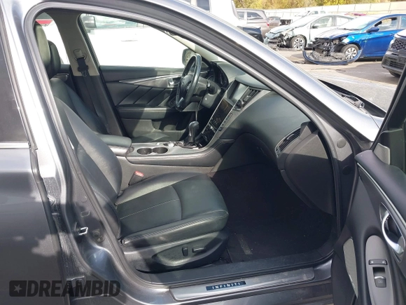 2017 Infiniti Q50 Premium with VIN JN1EV7AR2HM830032, listed as a IAAI auction lot 40777161 with 104,834 mi miles and . Bid and sale history available at DreamBid. Image 5.