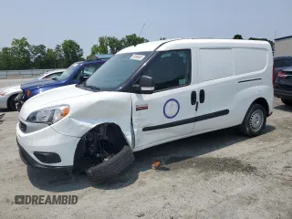 2022 Ram ProMaster City Cargo Tradesman with VIN ZFBHRFAB9N6X90577, listed as a Copart auction lot 58569455 with 16,936 mi miles and Salvage title. Bid and sale history available at DreamBid. Image 1.