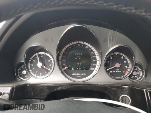 2010 Mercedes-Benz E 63 AMG with VIN WDDHF7HB4AA098600, listed as a Copart auction lot 76931744 with 147,853 mi miles and Clean title. Bid and sale history available at DreamBid. Image 9.