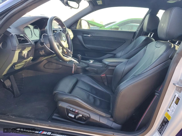 2019 BMW M2 Competition with VIN WBS2U7C56K7D52745, listed as a Copart auction lot 82582104 with 27,731 mi miles and Salvage Title. Bid and sale history available at carsss.com. Image 7.