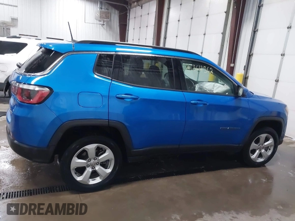 2020 Jeep Compass Latitude with VIN 3C4NJDBB1LT164874, listed as a IAAI auction lot 41364362 with 55,286 mi miles and . Bid and sale history available at DreamBid. Image 13.