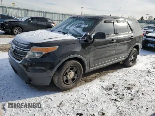 2013 Ford Utility Police Interceptor with VIN 1FM5K8AR7DGA68381, listed as a Copart auction lot 87553175 with 175,675 mi miles and Clean Title. Bid and sale history available at carsss.com. Image 1.