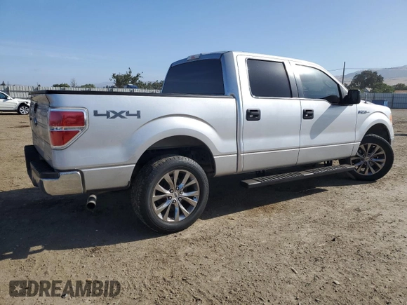 2014 Ford F-150 XL with VIN 1FTFW1EF5EKE57295, listed as a Copart auction lot 61687195 with 123,852 mi miles and Salvage title. Bid and sale history available at DreamBid. Image 3.