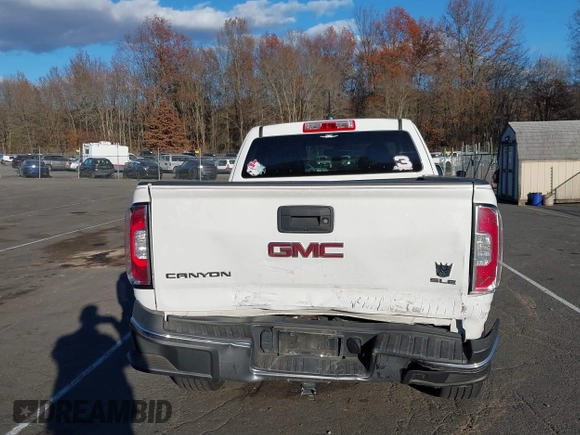 2016 GMC Canyon 4WD SLE with VIN 1GTH6CE30G1206140, listed as a IAAI auction lot 40799591 with 48,007 mi miles. Bid and sale history available at carsss.com. Image 16.