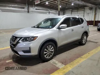 2019 Nissan Rogue SV with VIN JN8AT2MV6KW376915, listed as a Copart auction lot 52355725 with 84,630 mi miles and Salvage Title. Bid and sale history available at carsss.com. Image 1.