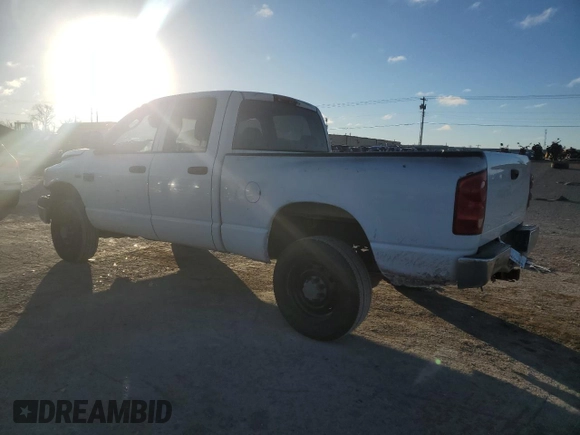 2007 Dodge Ram 2500 SLT with VIN 1D7KS28D17J595506, listed as a Copart auction lot 41822675 with 257,246 mi miles and Clean Title. Bid and sale history available at carsss.com. Image 2.