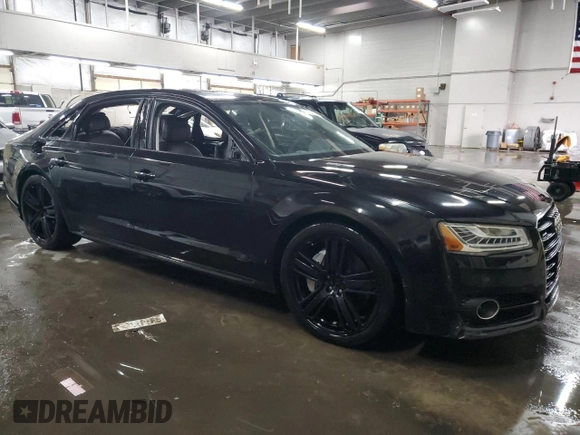 2016 Audi A8 L 4.0T Sport with VIN WAU43AFD1GN021393, listed as a Copart auction lot 45494265 with 73,770 mi miles and Salvage Title. Bid and sale history available at carsss.com. Image 4.