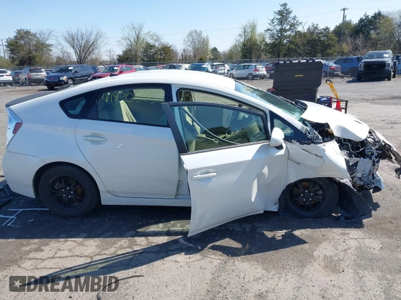 2012 Toyota Prius One with VIN JTDKN3DU3C5459734, listed as a IAAI auction lot 41930505 with 165,000 mi miles. Bid and sale history available at carsss.com. Image 13.