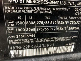 2008 Mercedes-Benz GL-Class 3.0L CDI with VIN 4JGBF22EX8A435993, listed as a Copart auction lot 81286454 with 198,349 mi miles and Clean Title. Bid and sale history available at carsss.com. Image 10.
