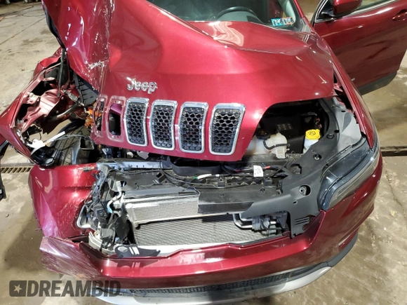 2020 Jeep Cherokee Limited with VIN 1C4PJMDX4LD649713, listed as a Copart auction lot 51147215 with 53,170 mi miles and Salvage Title. Bid and sale history available at carsss.com. Image 13.