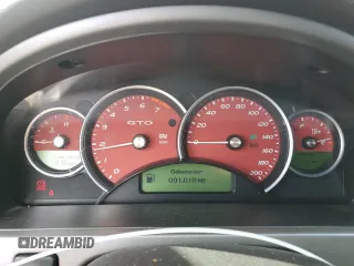 2005 Pontiac GTO with VIN 6G2VX12U65L382054, listed as a Copart auction lot 43629155 with 91,018 mi miles and Salvage Title. Bid and sale history available at carsss.com. Image 9.