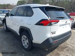 2021 Toyota RAV4 LE with VIN 2T3H1RFV9MC123547, listed as a IAAI auction lot 41753434 with 52,584 mi miles. Bid and sale history available at carsss.com. Image 3.