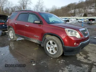 2008 GMC Acadia SLE1 with VIN 1GKEV13768J305714, listed as a Copart auction lot 43161405 with 75,704 mi miles and Salvage Title. Bid and sale history available at carsss.com. Image 4.