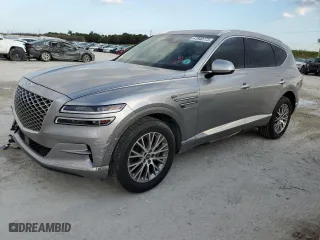 2021 Genesis GV80 with VIN KMUHB4SB9MU050152, listed as a Copart auction lot 41840773 with 21,074 mi miles. Bid and sale history available at carsss.com. Image 1.