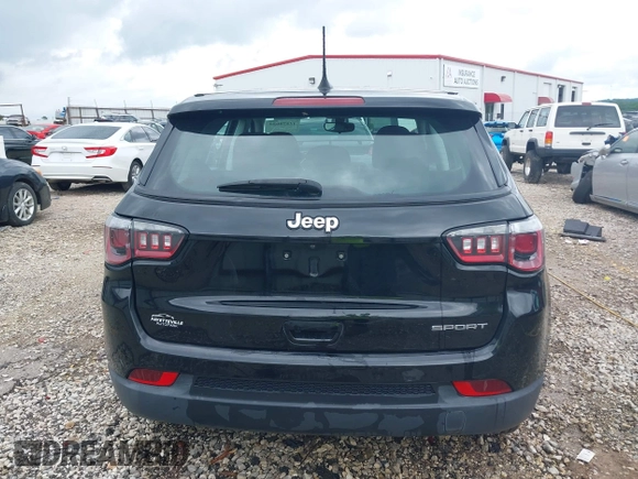2019 Jeep Compass Sport с VIN 3C4NJCAB0KT624004, выставлен на аукционе IAAI как лот 42478659 с пробегом 76 289 миль миль и . История ставок и продаж доступна на DreamBid. Изображение 16.