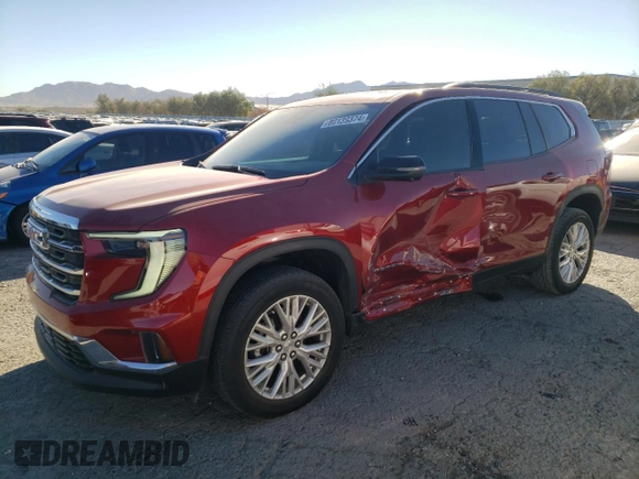 2024 GMC Acadia FWD Elevation z VIN 1GKENKKS0RJ204102, wystawiony jako Copart lot #80139374 z przebiegiem 830 mil mil oraz Szkoda całkowita • Salvage title. Historia ofert i sprzedaży dostępna na DreamBid. Obrazek 1.