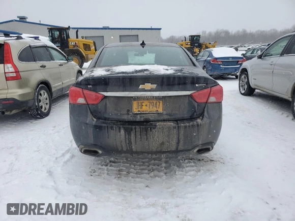 2017 Chevrolet Impala Premier with VIN 1G1145S30HU192739, listed as a Copart auction lot 44227705 with 222,215 mi miles and Salvage Title. Bid and sale history available at DreamBid. Image 6.
