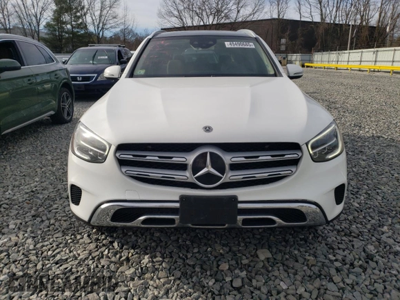 2020 Mercedes-Benz GLC with VIN WDC0G8EBXLF718526, listed as a Copart auction lot 49490685 with 75,023 mi miles and Salvage Title. Bid and sale history available at carsss.com. Image 5.
