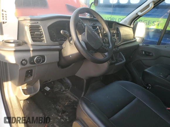 2024 Ford Transit Cargo with VIN 1FTBR1X87RKA01888, listed as a Copart auction lot 48163705 with Not Provided miles and Salvage Title. Bid and sale history available at carsss.com. Image 8.