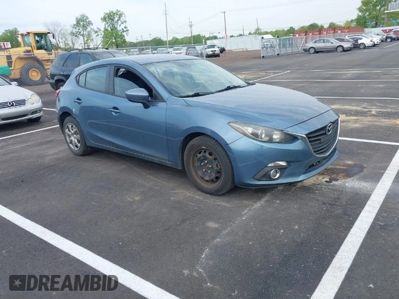 2014 Mazda 3 i Sport with VIN JM1BM1K70E1204263, listed as a IAAI auction lot 42068205 with 153,139 mi miles and . Bid and sale history available at carsss.com. Image 1.