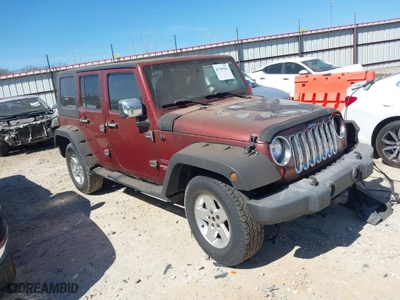 2010 Jeep Wrangler Unlimited Sport with VIN 1J4HA3H1XAL231030, listed as a IAAI auction lot 41799182 with 192,906 mi miles. Bid and sale history available at carsss.com. Image 1.