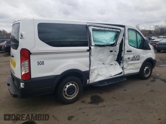 2019 Ford Transit XL with VIN 1FMZK1YM6KKB66850, listed as a Copart auction lot 52413995 with Not provided miles and Salvage title. Bid and sale history available at DreamBid. Image 3.